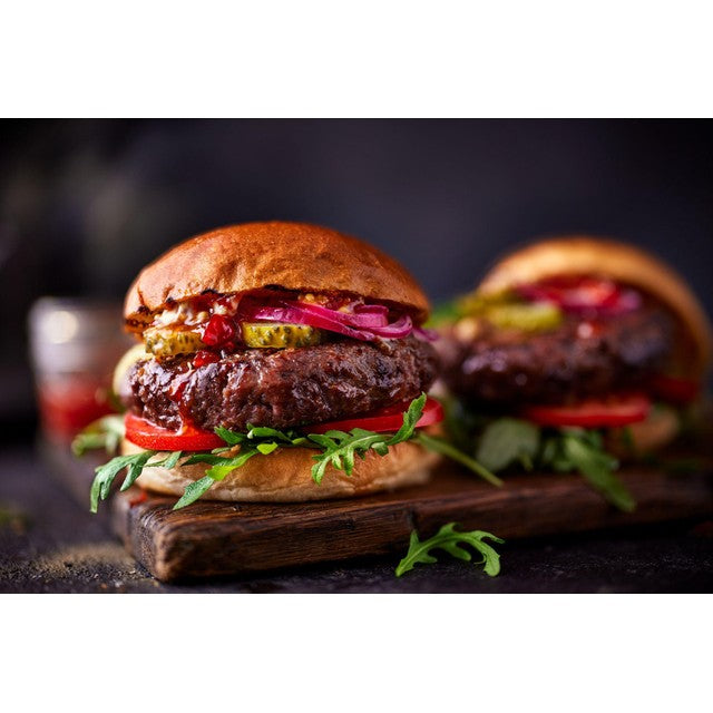 M&S beef burgers 340g, imported from the UK