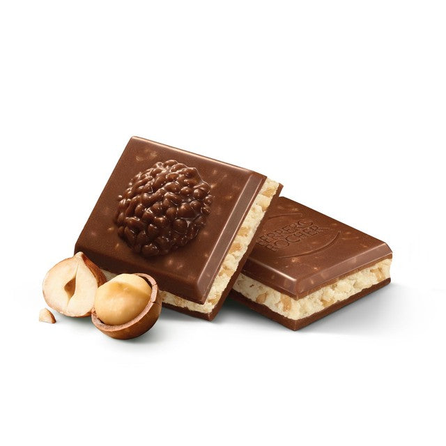 Ferrero Rocher milk chocolate with hazelnut and macadamia bar 90g - British product