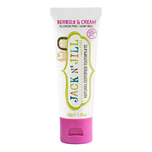 Jack N Jill toothpaste Berries & Cream 50g, UK version