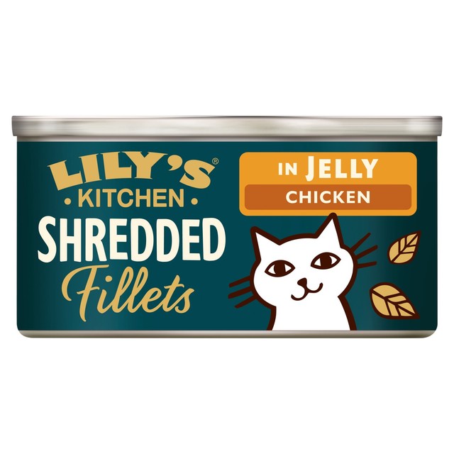 Lily's Kitchen shredded chicken in jelly cat food 70g, UK version