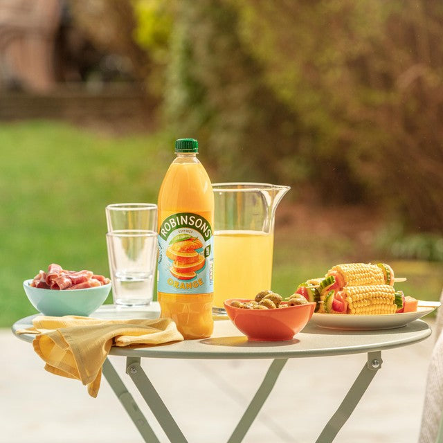 Robinsons Orange No Added Sugar Squash 1L, imported from the UK