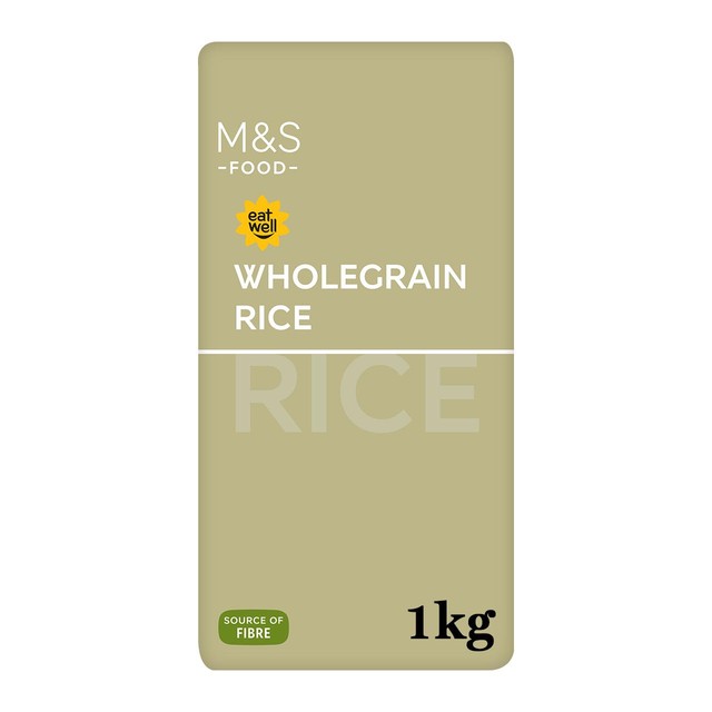 M&S wholegrain rice 1kg, imported from the UK