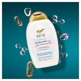 OGX hyaluronic acid shampoo 385ml, imported from the UK