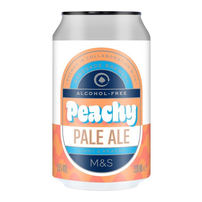 M&S Low Alcohol Peachy Pale Ale 330ml can