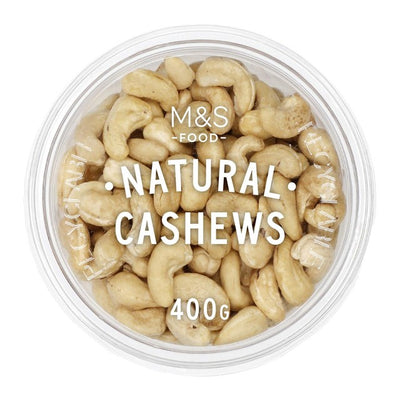M&S Cashew Nuts Snacks Pot 400g