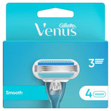 Gillette Venus Smooth razor blades 4-pack, UK version