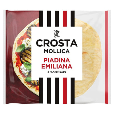 Crosta Mollica Piadina Flatbreads Classic Italian Flatbreads 300g