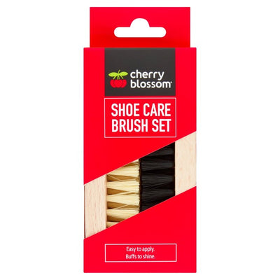 Cherry Blossom Shoe Care Brush Set for Shoe Polish Application
