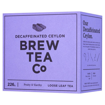 Brew Tea Co CO2 Decaffeinated Ceylon Loose Leaf Tea 226g