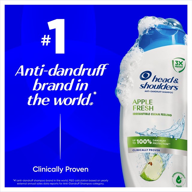 Head & Shoulders Apple Fresh shampoo 400ml, UK version