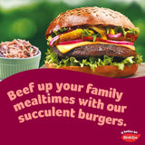 Birds Eye original beef burgers with onion 567g - British product