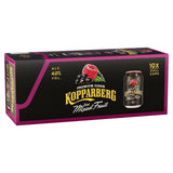 Kopparberg mixed fruit cider with apple, raspberry, and blackcurrant flavours 10 x 330ml, UK version