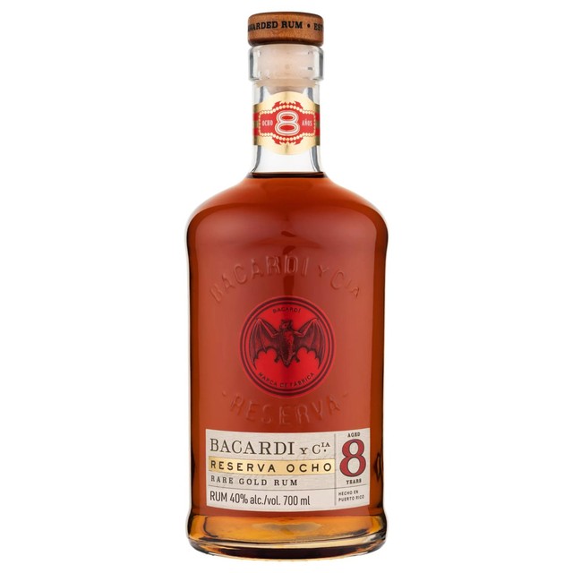 Bacardi Reserva 8 Year Old Rum 70cl - British product