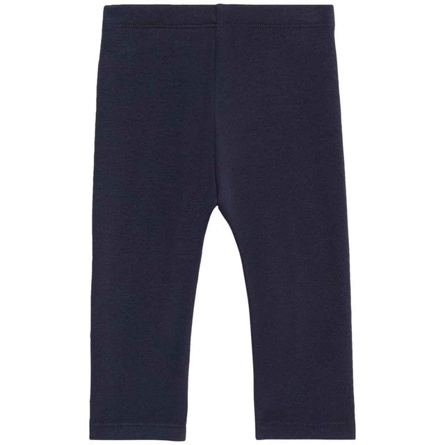 M&S fleece back baby leggings in navy for 0-3 months, imported from the UK