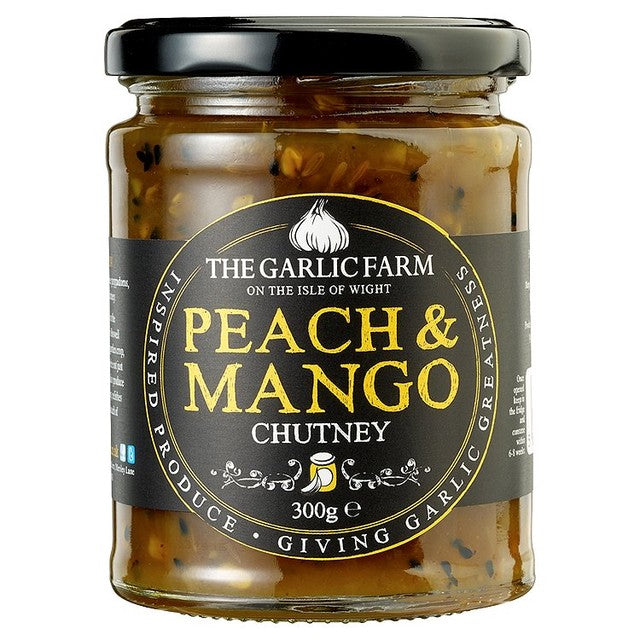 The Garlic Farm Peach & Mango Chutney 285g (British brand)