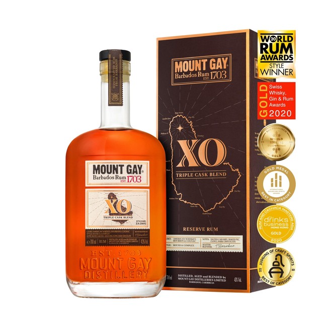 Mount Gay XO Rum 70cl, imported from the UK