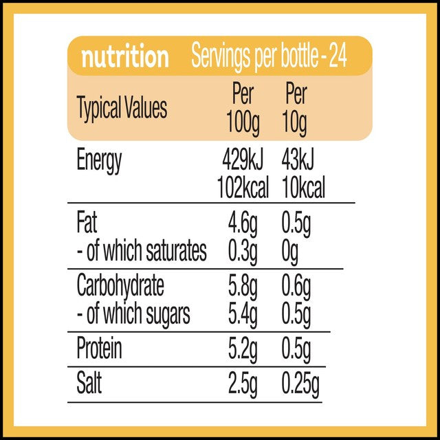 Heinz American Style Yellow Mustard Mild 400ml, UK version