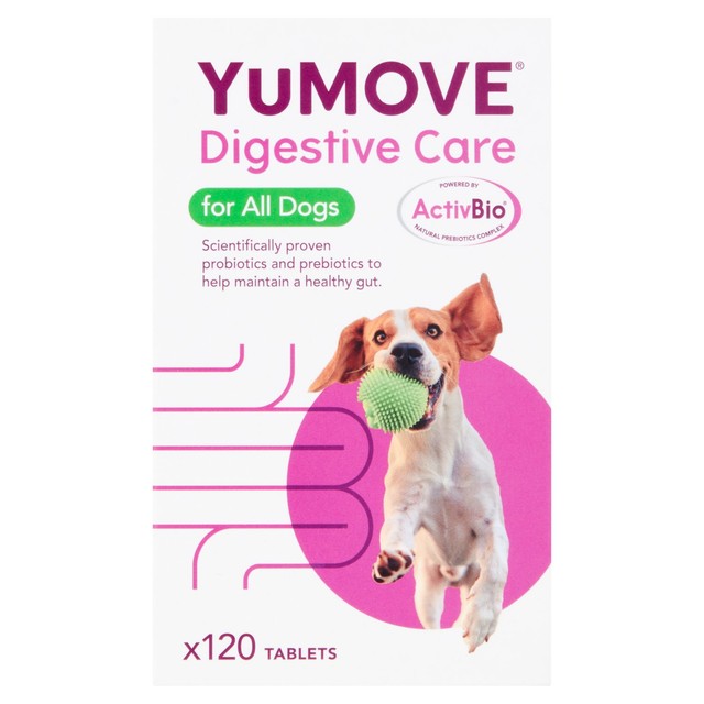 Lintbells YuMOVE dog probiotic supplement 120 tablets (British brand)
