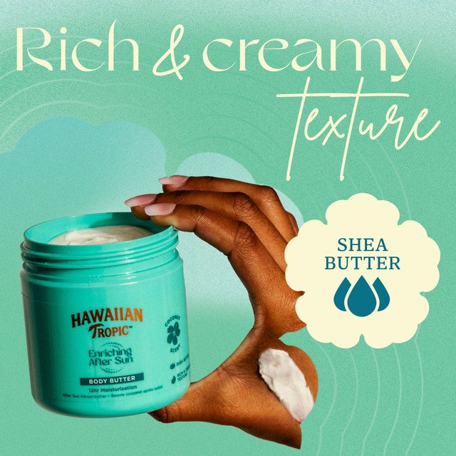 Hawaiian Tropic after sun shea body butter 250ml, UK version