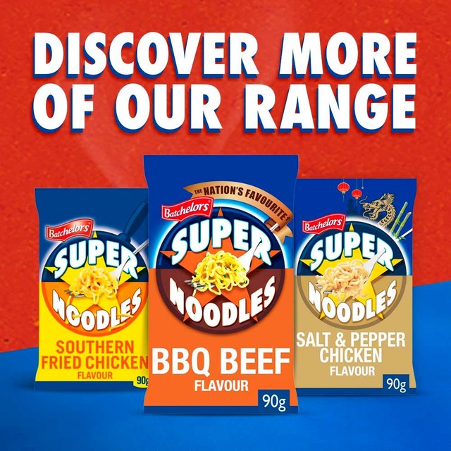 Batchelors Super Noodles BBQ beef flavour 90g - British product