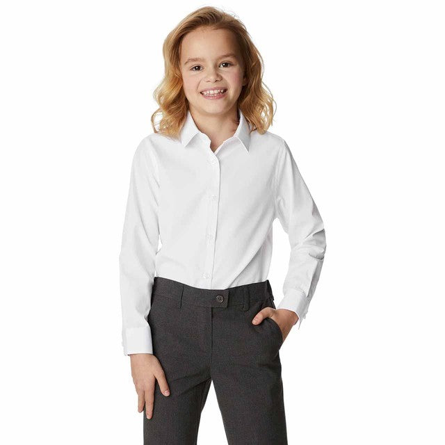 M&S girls school blouses white 6-7 years, imported from the UK