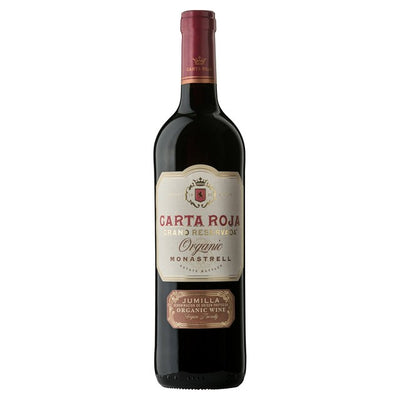 Carta Roja Grand Reservada Organic Monastrell Red Wine 75cl