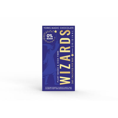 The Wizards Magic 0% Sugar Original Vanilla Chocolate Bar 55g