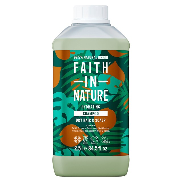 Faith In Nature coconut shampoo 2.5L - British product