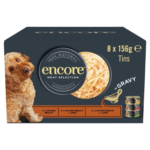 Encore Dog Meat Gravy Selection wet dog food 1248g - British product