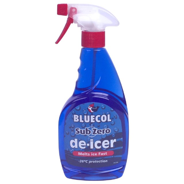 Bluecol Sub Zero Trigger De-Icer 500ml - British product