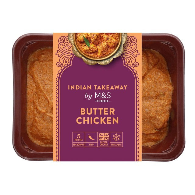 M&S Butter Chicken Curry mild Indian curry 400g, imported from the UK