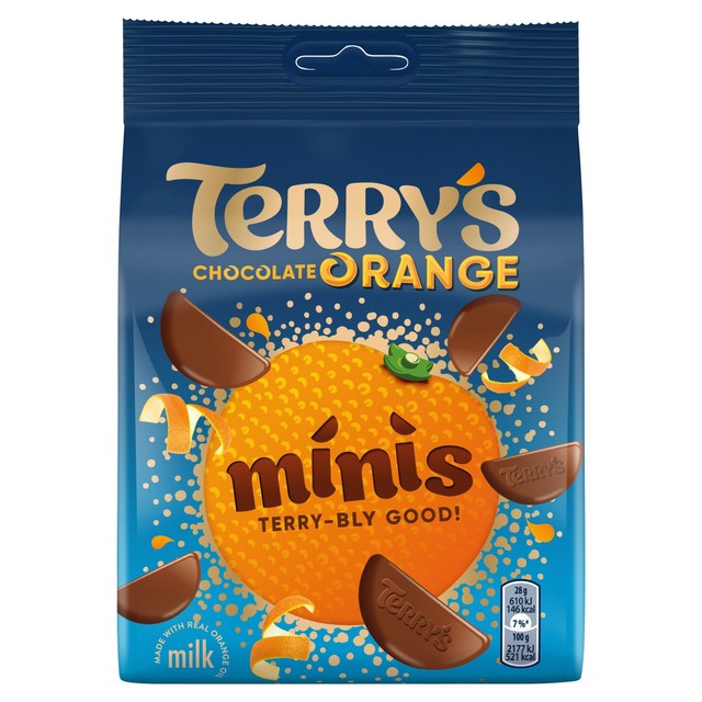 Terry's Chocolate Orange Milk Minis 104g (British brand)