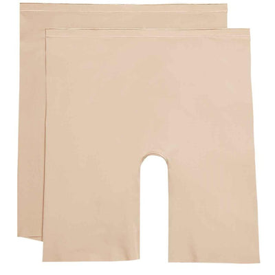 M&S Women's Light Control Thigh Slimmers Rose Quartz Shapewear Size 8