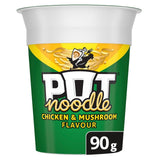 Pot Noodle chicken mushroom instant noodle pot 90g, imported from the UK