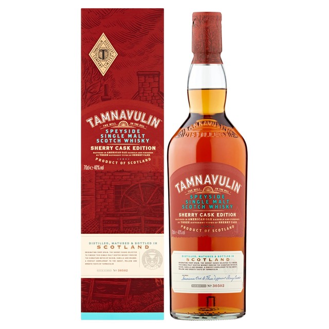 Tamnavulin Single Malt Whisky Sherry Cask Edition 70cl (British brand)