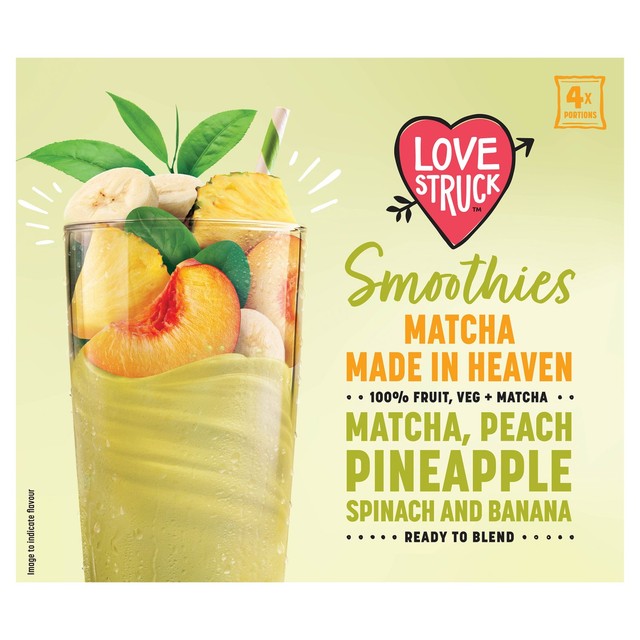 Love Smoothie Love Struck Matcha Smoothie Mix 4 x 120g, UK version