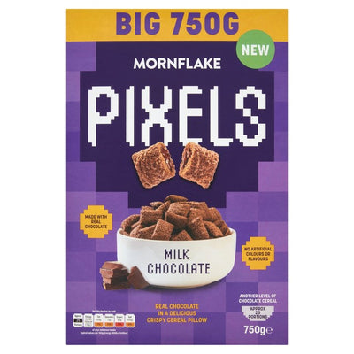 Mornflake Pixels Milk Chocolate Cereal Bars 750g