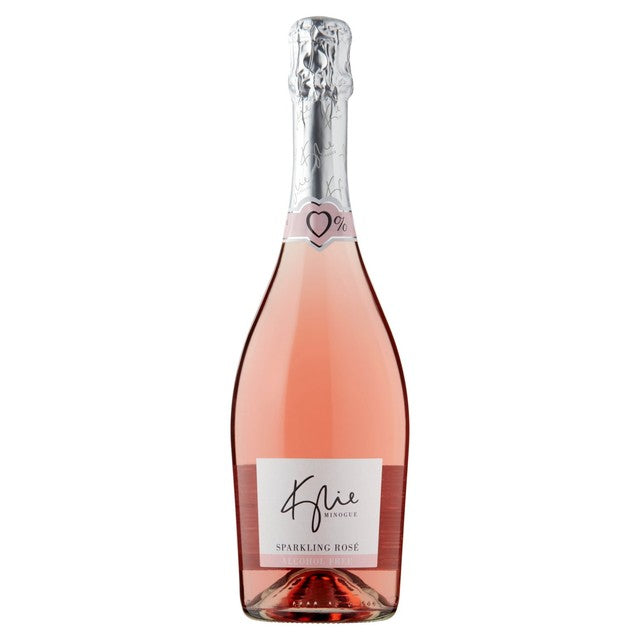 Kylie Minogue 0% sparkling rosé 75cl, UK version