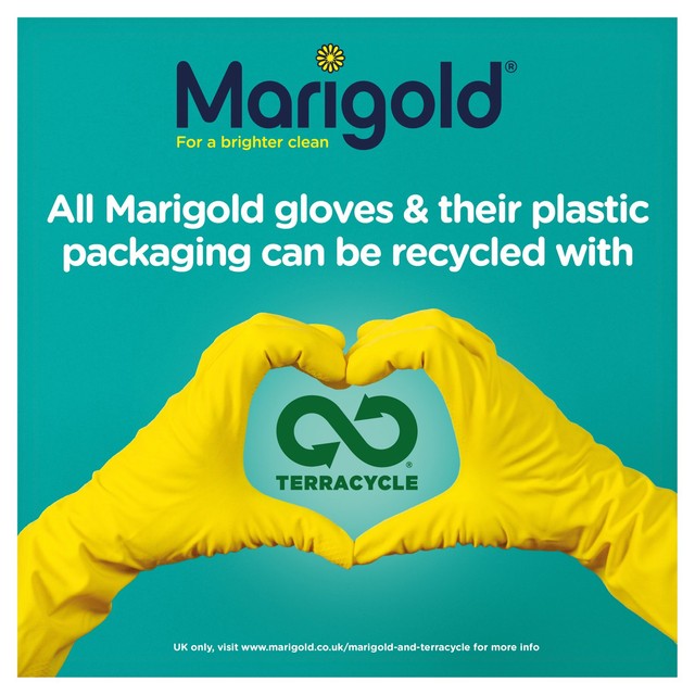 Marigold Extra Life rubber gloves Kitchen Medium, imported from the UK
