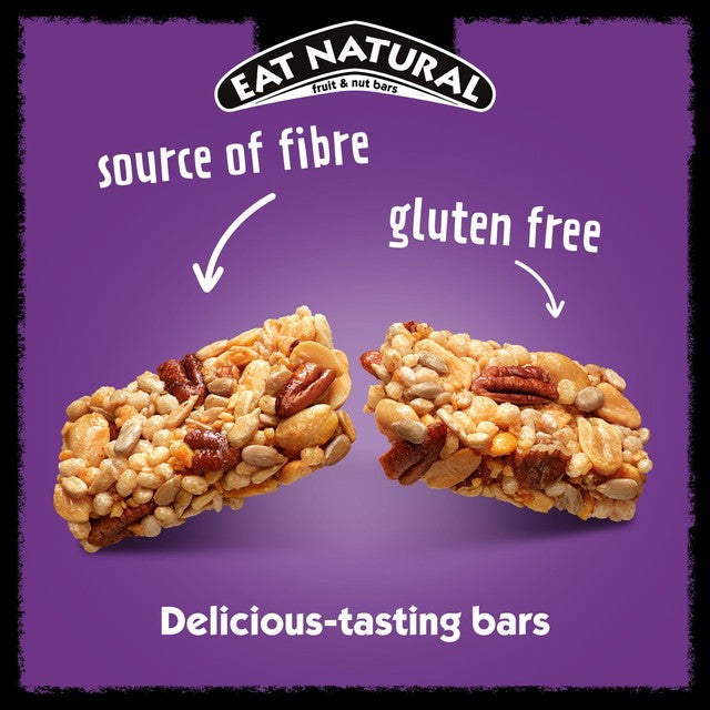 Eat Natural maple syrup pecan peanut bars 3 x 40g - British product