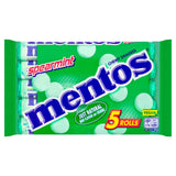 Mentos chewy spearmint sweets multipack 5 x 38g, imported from the UK