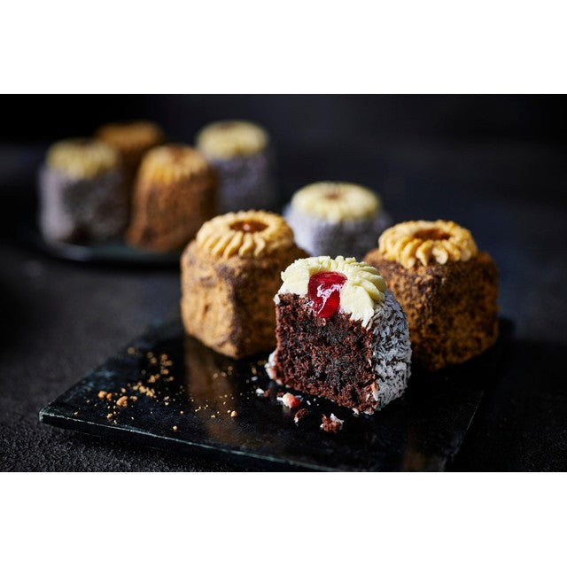 M&S Caramelised Biscuit Lamingtons 242g, imported from the UK