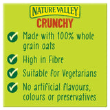 Nature Valley crunchy dark chocolate and oats cereal bars 18 x 42g, imported from the UK