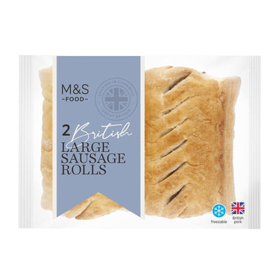 M&S British Pork Sausage Rolls 2 Pack