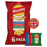 Walkers Classic Variety crisps 6 pack multipack (British brand)