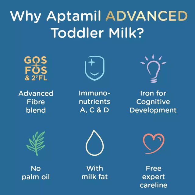 Aptamil Advanced 3 toddler milk formula powder 800g - British product