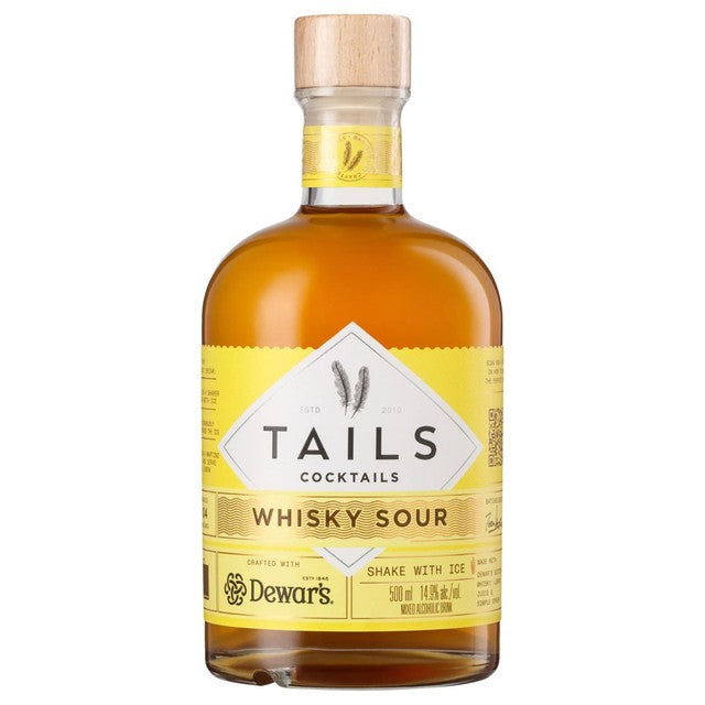 Tails Whisky Sour premixed cocktail 500ml (British brand)