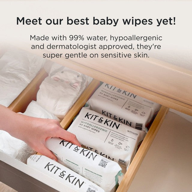 Kit & Kin hypoallergenic nappies size 3 (6-10kg), UK version