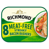 Richmond vegan streaky bacon rashers 120g, imported from the UK