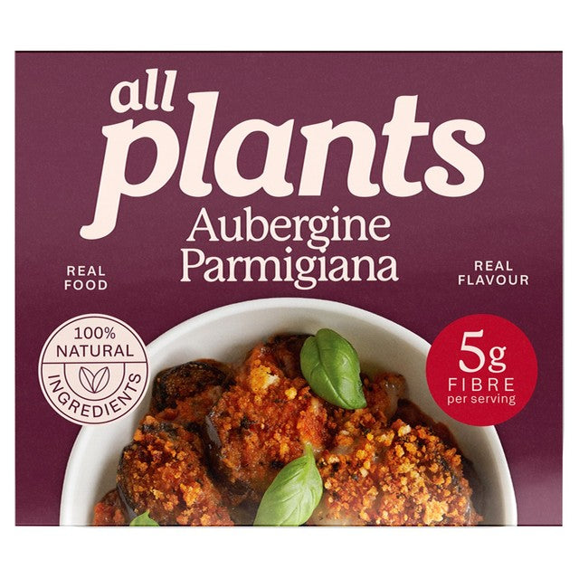allplants Aubergine Parmigiana ready meal 300g - British product